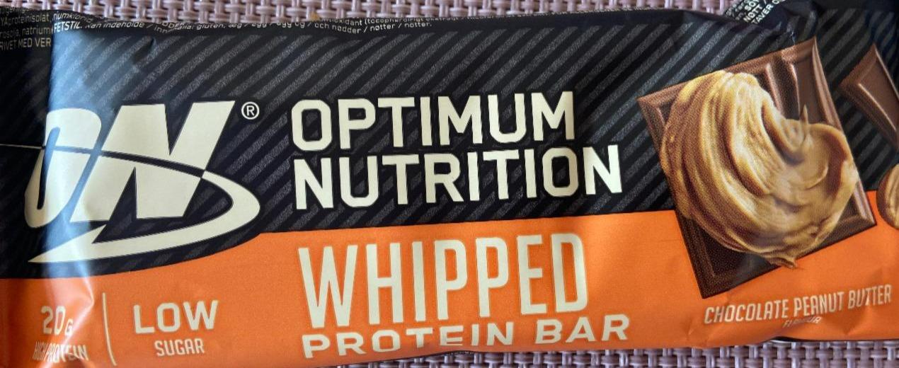 Fotografie - Optimum Nutrition Whipped Protein Bar Chocolate Peanut Butter