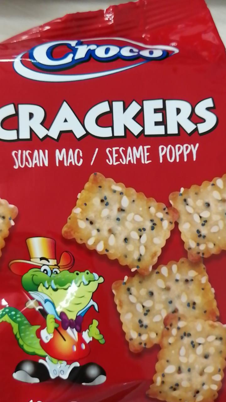Fotografie - Crackers Sesame poppy Croco