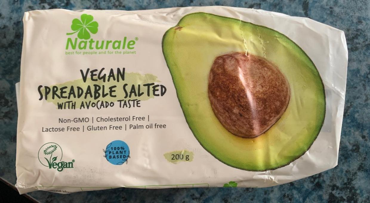 Fotografie - Vegan Spreadable Salted with avocado taste Naturale