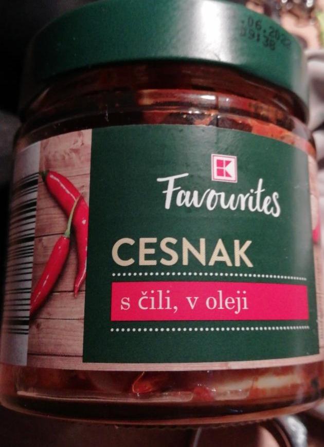 Fotografie - Cesnak s čili v oleji