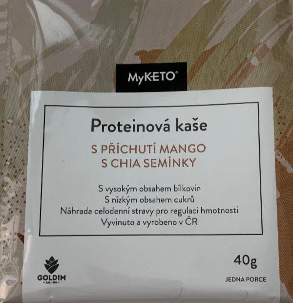 Fotografie - Proteinova kaša mango s chia semiackami MyKeto
