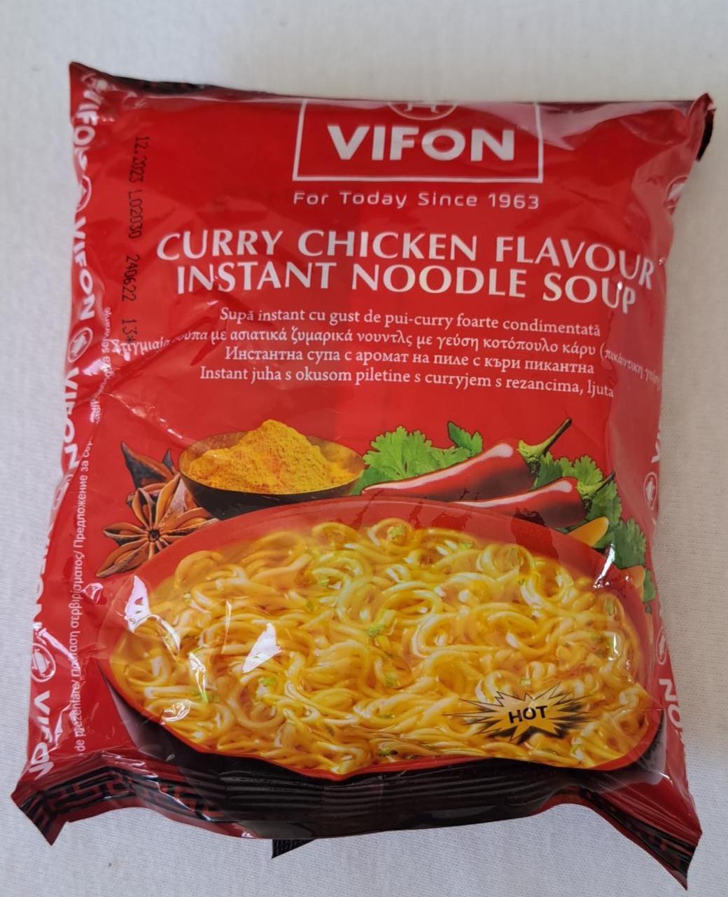Fotografie - Curry Chicken Flavour Instant Noodle Soup Vifon