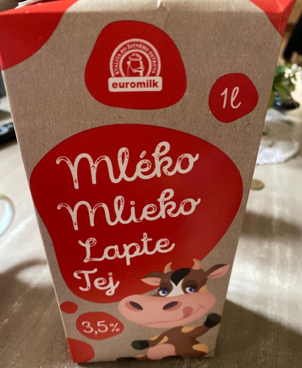 Fotografie - Mlieko plnotučné 3,5% Euromilk