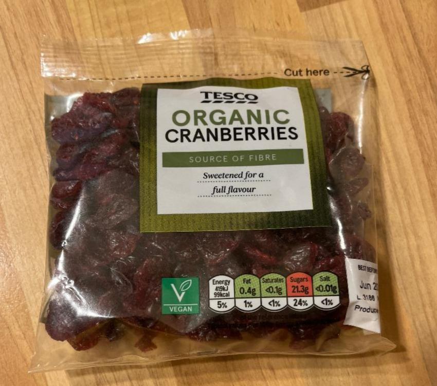 Fotografie - Organic Cranberries Tesco