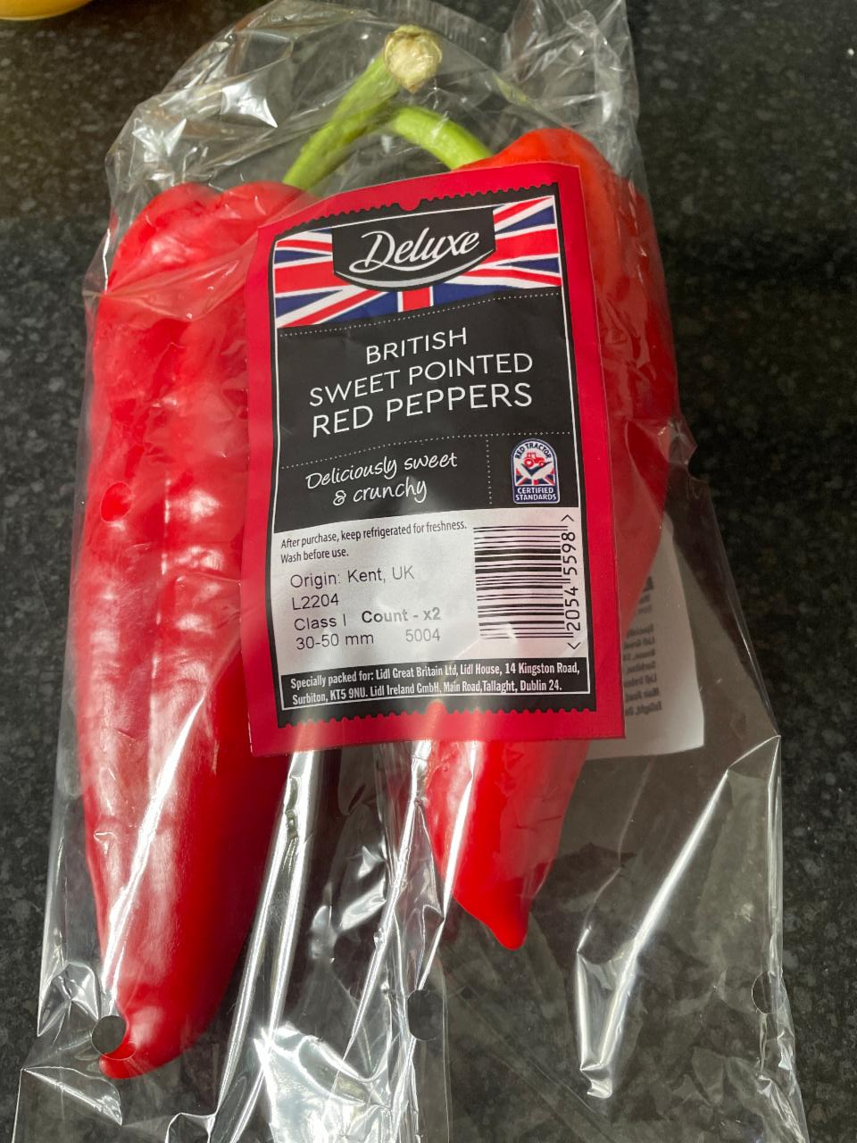 Fotografie - British sweet red peppers