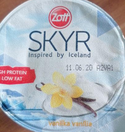 Fotografie - Skyr vanília Zott