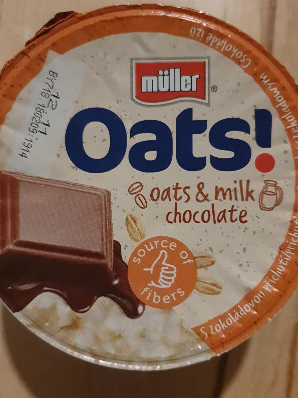 Fotografie - Muller Oats! oats & milk chocolate