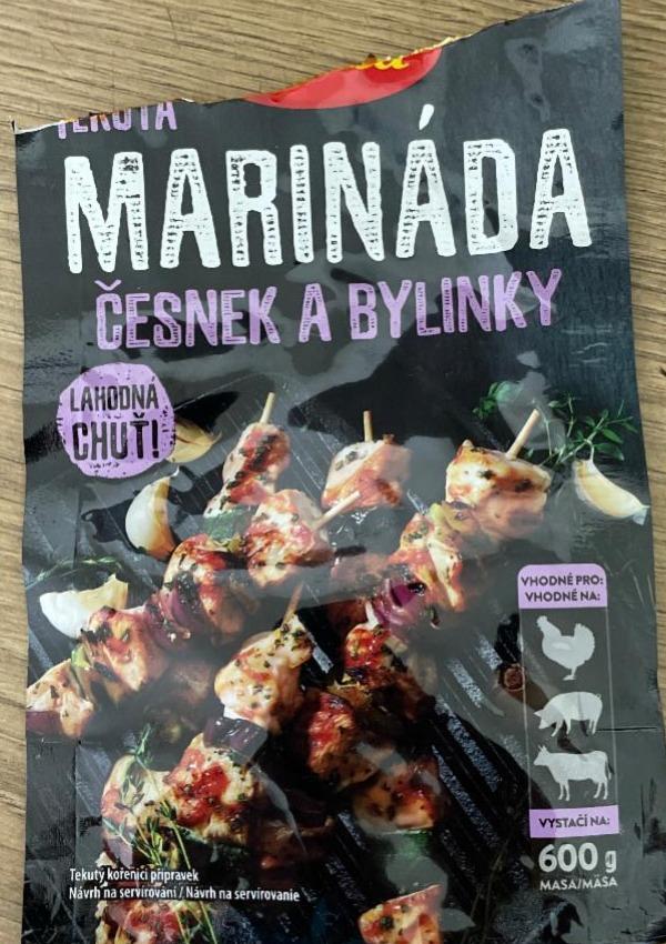 Fotografie - Tekutá Marináda ˇ4esnek a bylinky Vitana