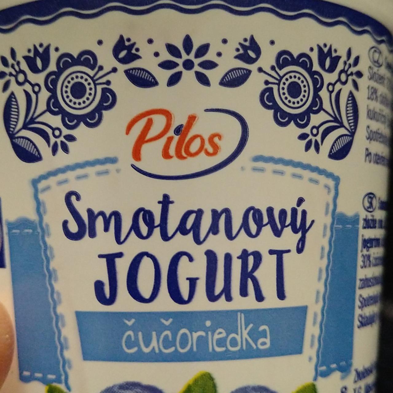 Fotografie - Smotanový jogurt čučoriedka Pilos