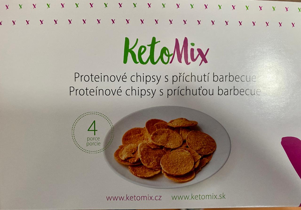 Fotografie - KetoMix Proteínové chipsy s príchuťou barbecue