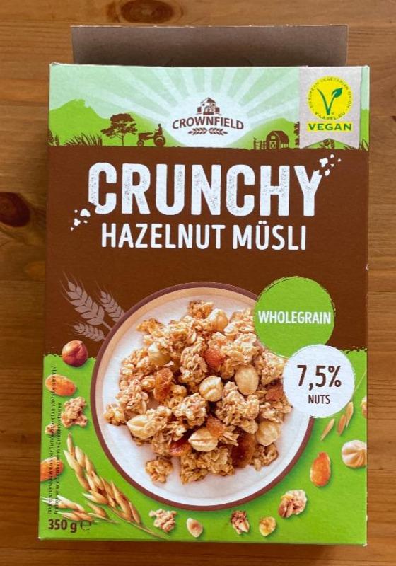 Fotografie - Müsli Crunchy Hazelnuts Crownfield