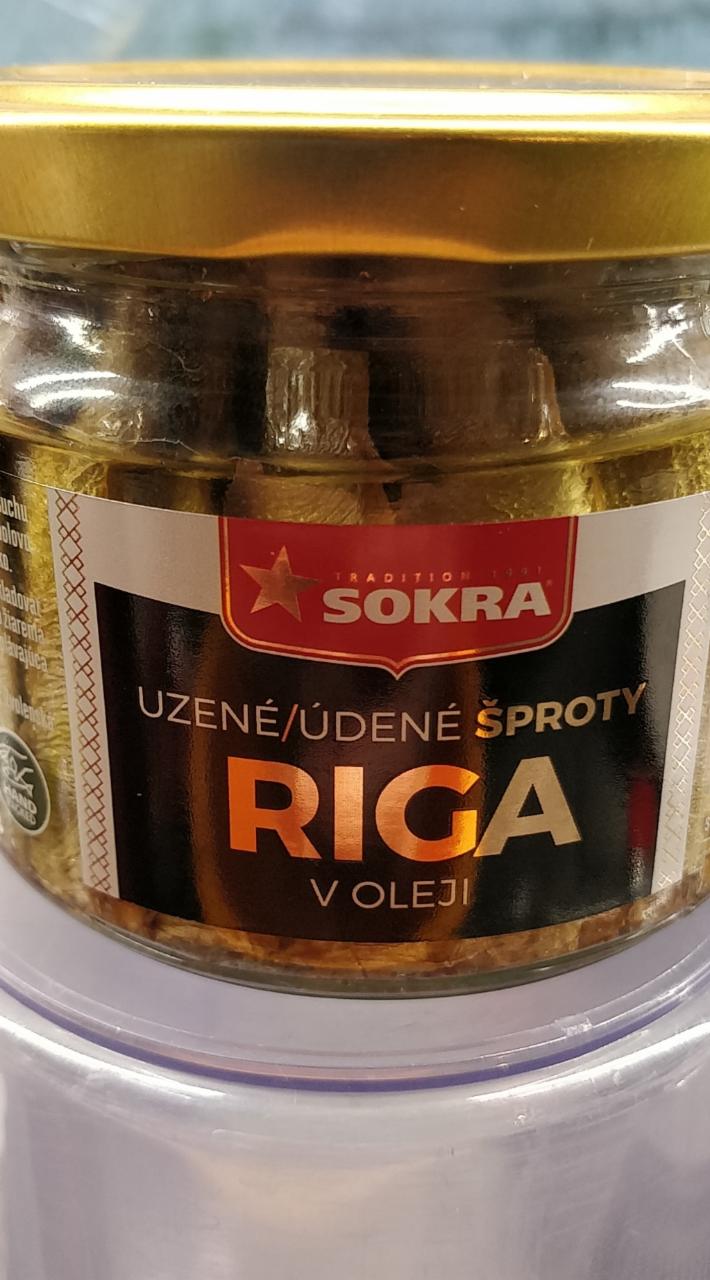 Fotografie - Sokra údené šproty Riga v oleji