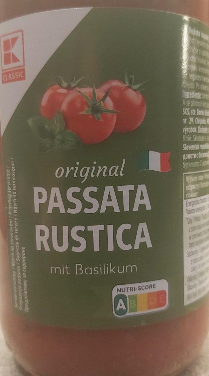 Fotografie - Passata Rustica mit Basilikum K-Classic