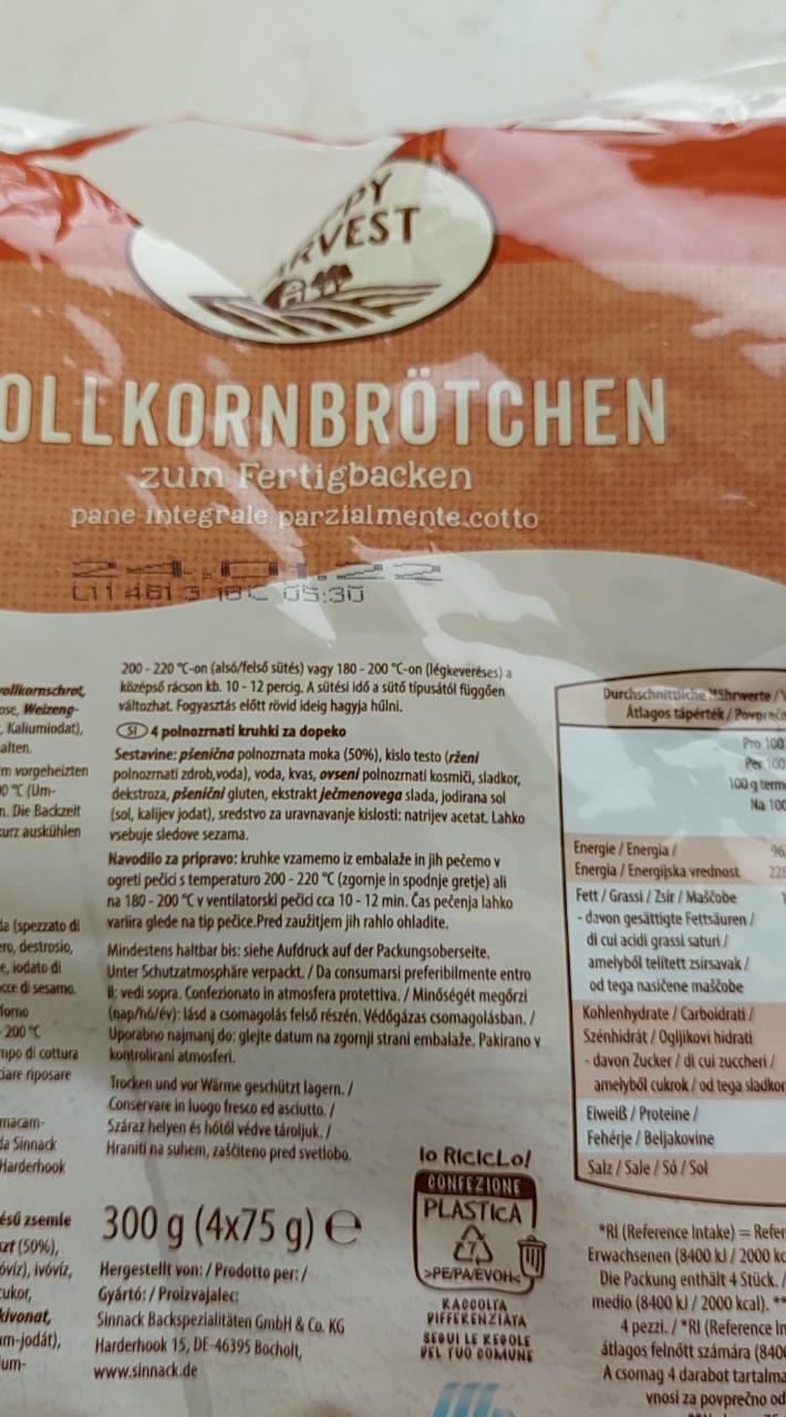 Fotografie - vollkornbrötchen