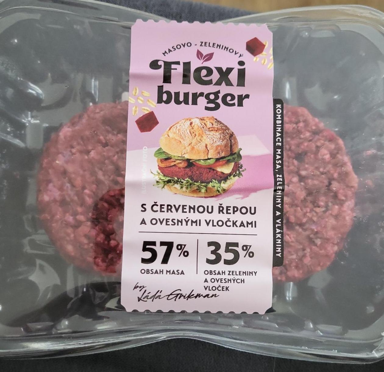 Fotografie - Flexi Burger s červenou řepou a ovesnými vločkami Kostelecké uzeniny