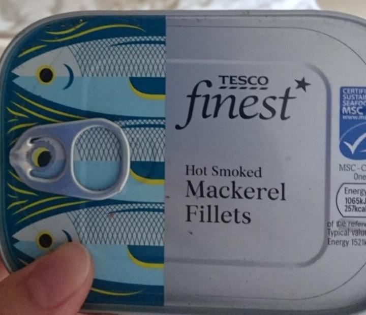 Fotografie - Hot smoked mackerel fillets Tesco finest