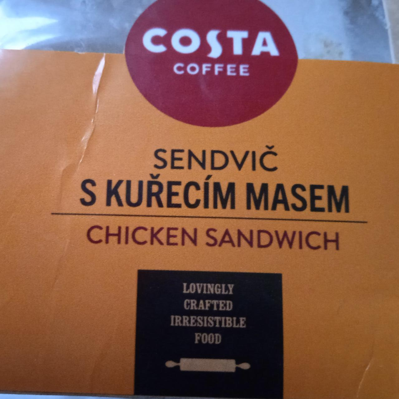 Fotografie - Sendvič s kuřecím masem Costa Coffee