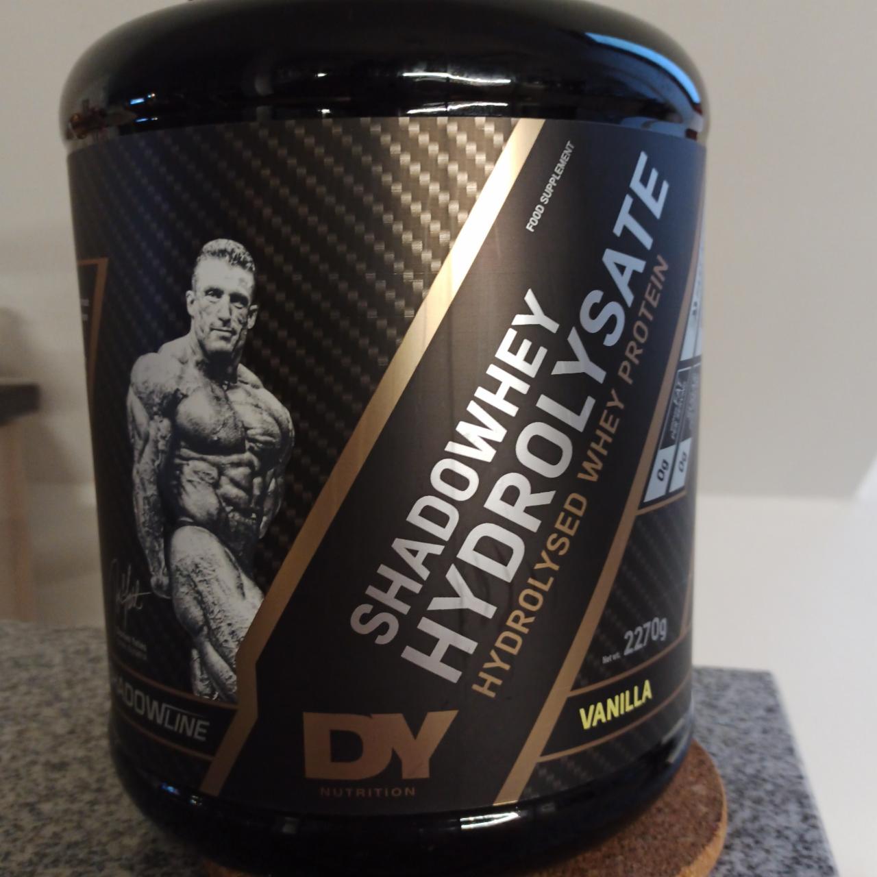 Fotografie - Shadowhey hydrolysate hydrolysed whey protein vanilla DY Nutrition