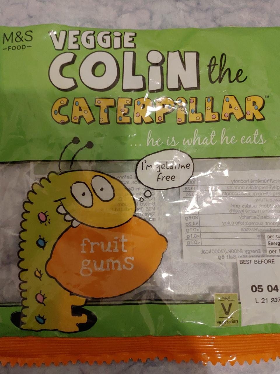 Fotografie - Veggie Colin the Caterpillar-fruit guns