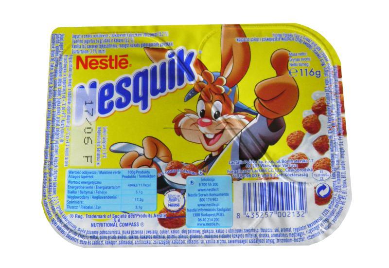 Fotografie - Nesquik vanilkový jogurt s kuličkami