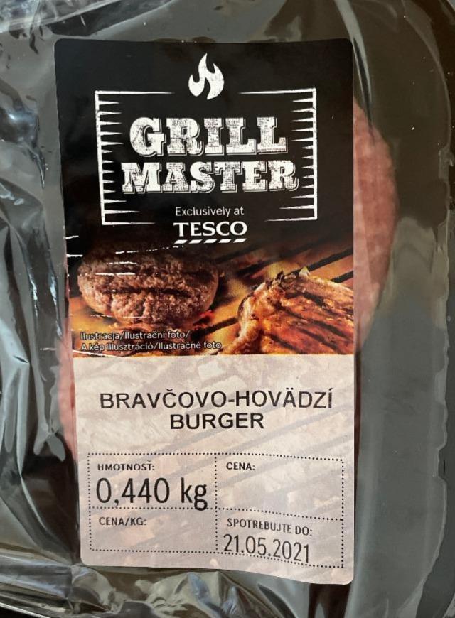 Fotografie - Bravčovo-hovädzí Burger Tesco