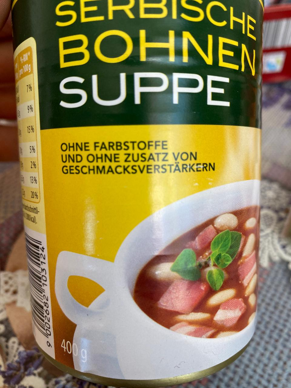 Fotografie - Serbische bohnen suppe