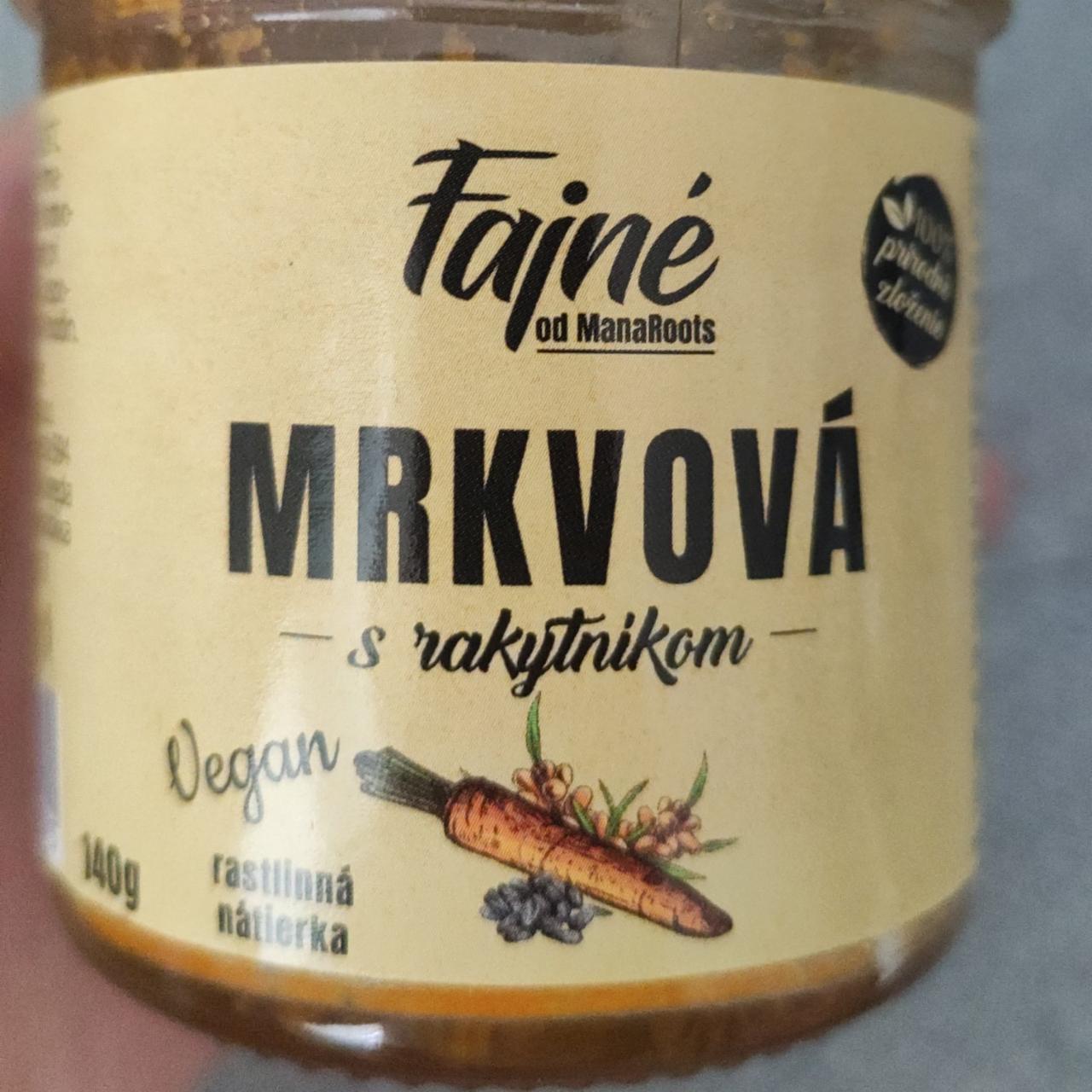 Fotografie - Fajné mrkvová s rakytníkom