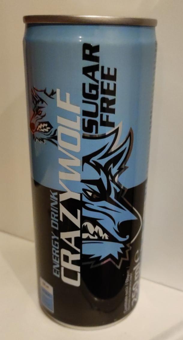 Fotografie - Energy drink CrazyWolf Sugar free