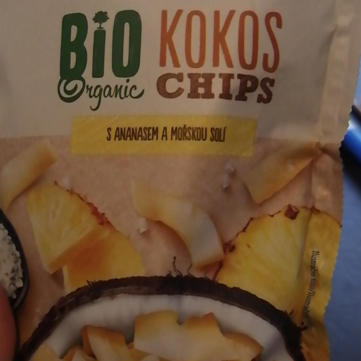 Fotografie - Bio Organic Kokos Chips s ananasem a morskou solou Alesto