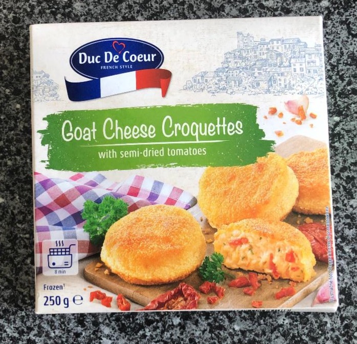 Fotografie - Goat Cheese Croquettes with semi-dried tomatoes Duc De Coeur