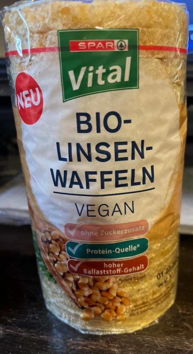 Fotografie - Bio-Linsen-Waffeln Vegan Spar Vital