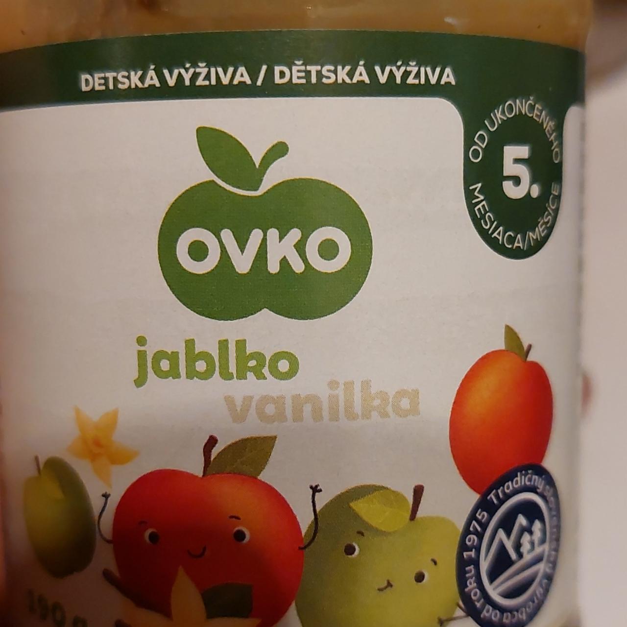 Fotografie - Detská výživa jablko vanilka Ovko