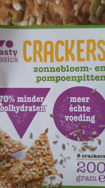 Fotografie - tasty basics crackers zonnebloem