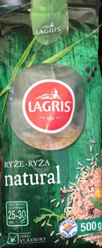 Fotografie - ryža Natural Lagris nevarená