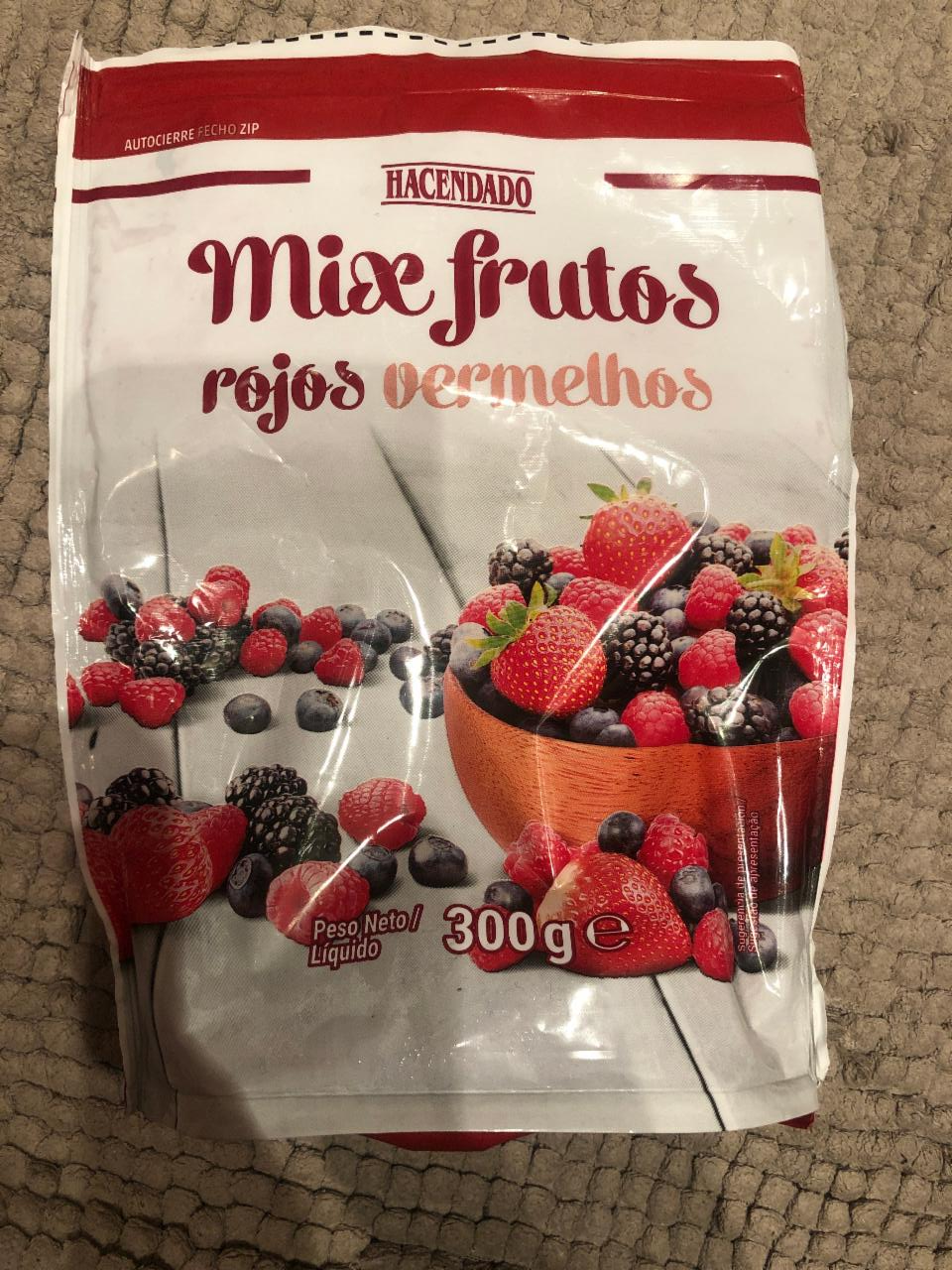 Fotografie - Mix frutos rojos vermelhos HACENDADO 