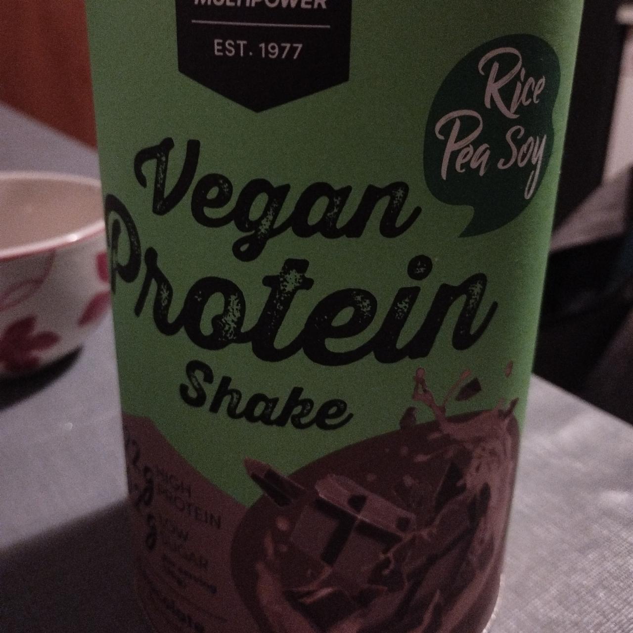 Fotografie - vegan protein chocolate flavour Multipower