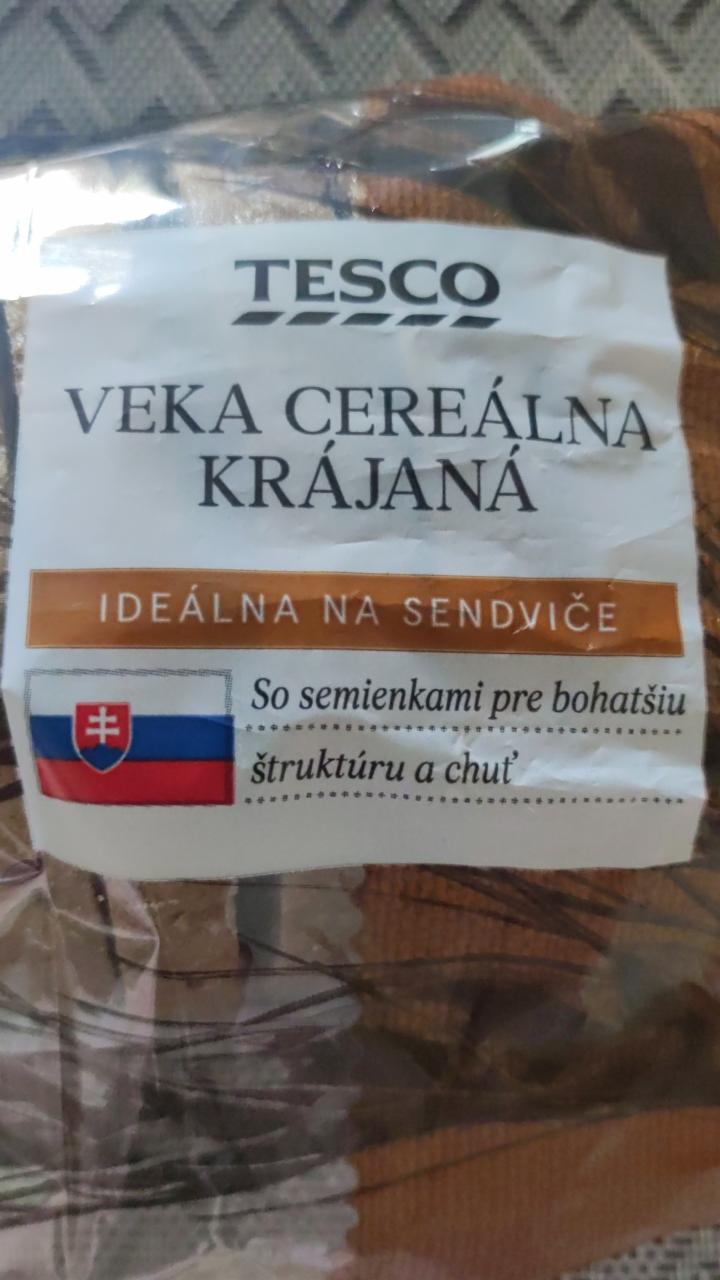 Fotografie - Veka cereálna krájaná Tesco