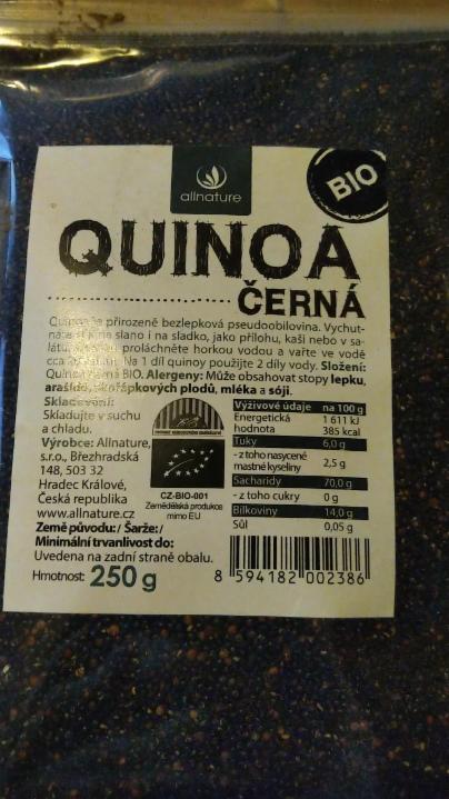 Fotografie - quinoa čierna Alnature