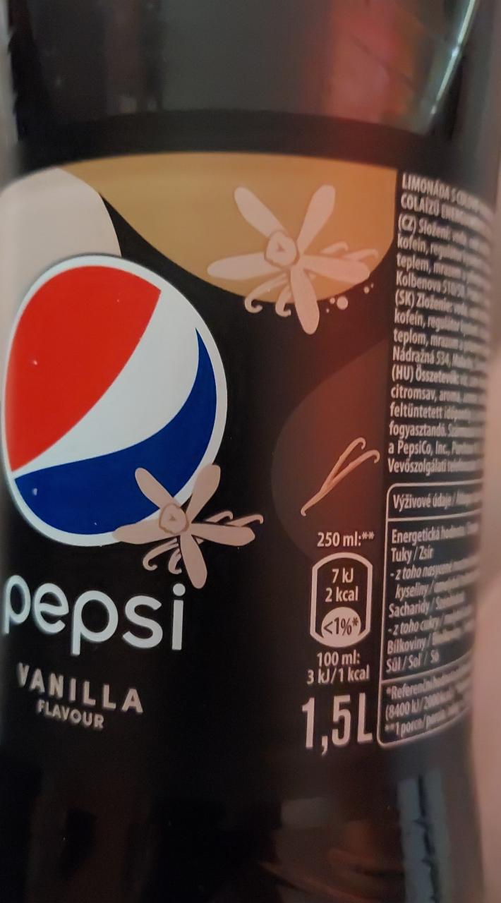 Fotografie - Pepsi Vanilla flavour