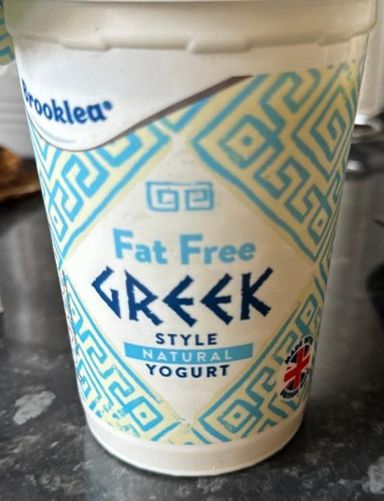 Fotografie - Fat Free Greek Style Natural Yogurt Brooklea