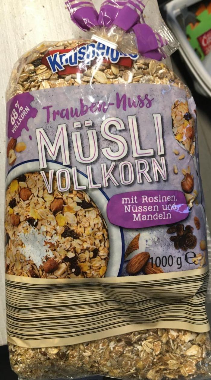 Fotografie - Vollkorn Müsli Traube-Nuss Budget Spar