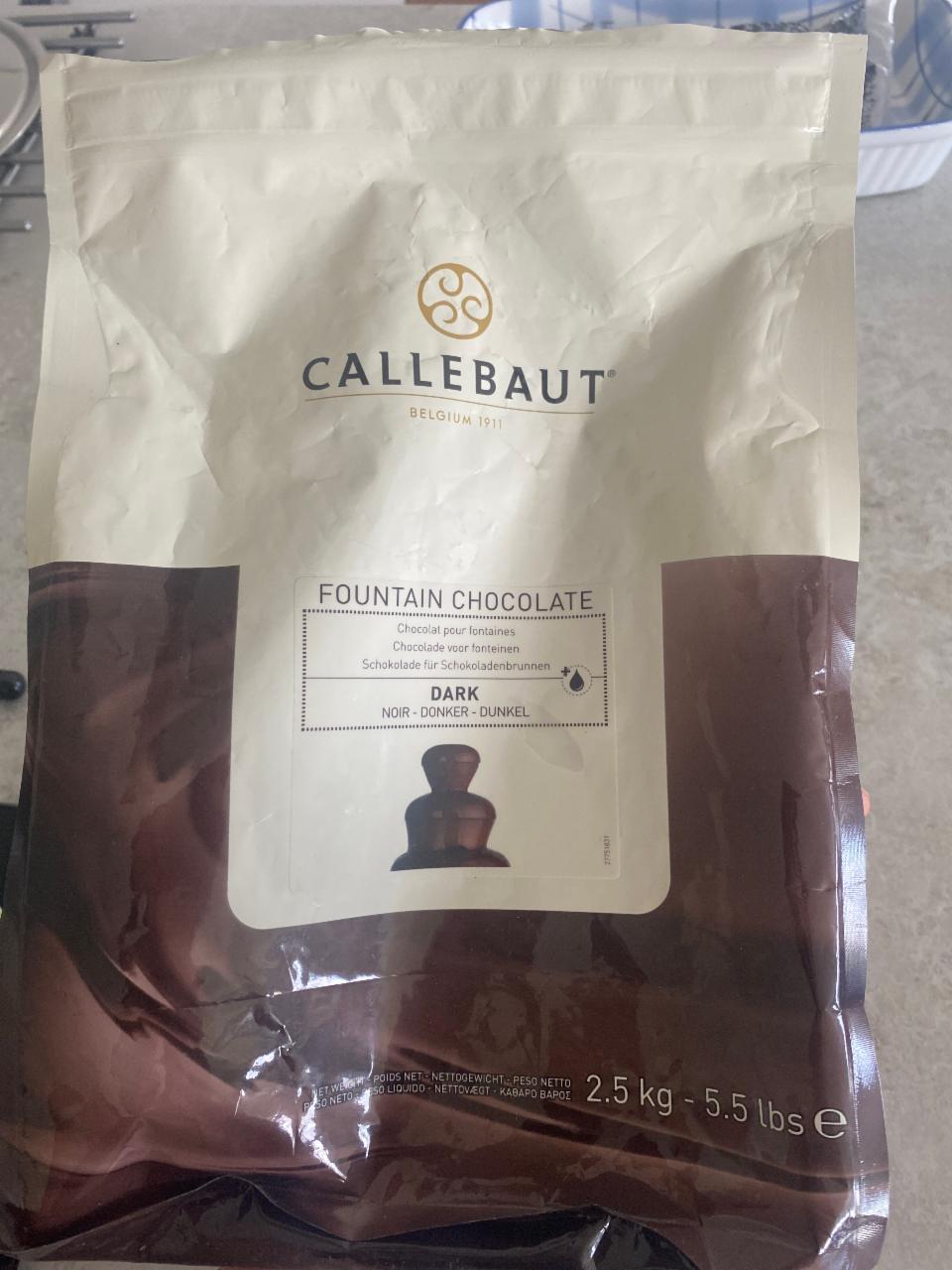 Fotografie - Fountain Chocolate Dark Callebaut