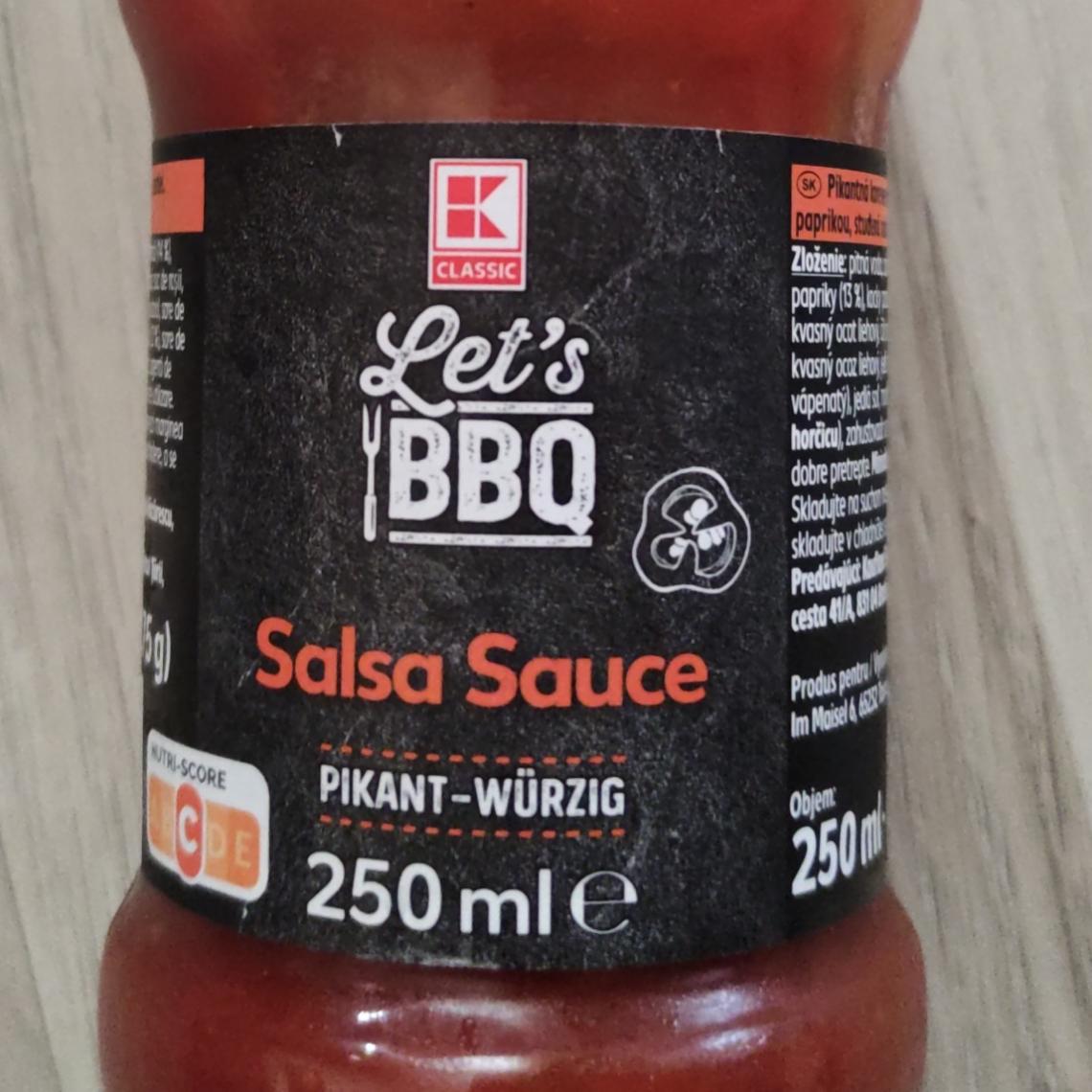 Fotografie - Let's BBQ Salsa Sauce pikant K-Classic