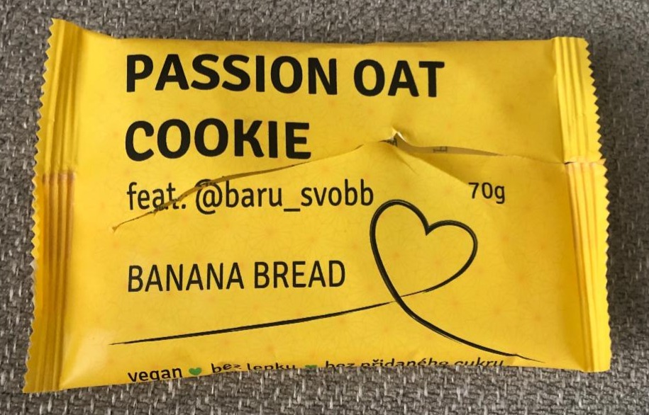 Fotografie - Passion oat cookie banana bread