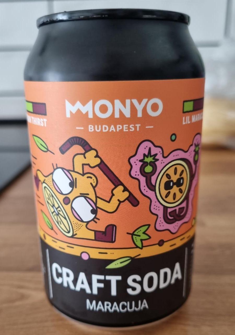 Fotografie - Craft Soda Maracuja Monyo Budapest