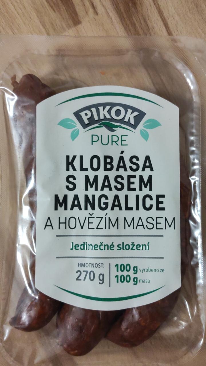 Fotografie - Klobása s masem mangalice a hovezim masem Pikok pure