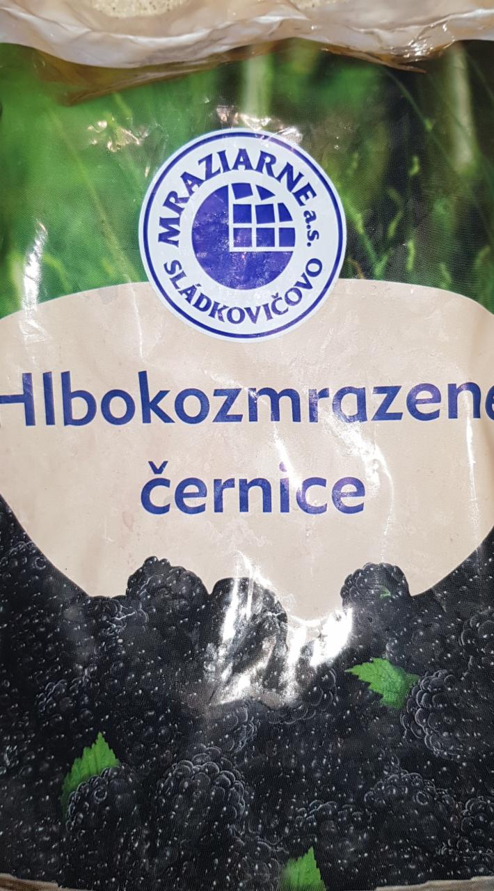 Fotografie - Hlbokozmrazené černice Mraziarne Sládkovičovo