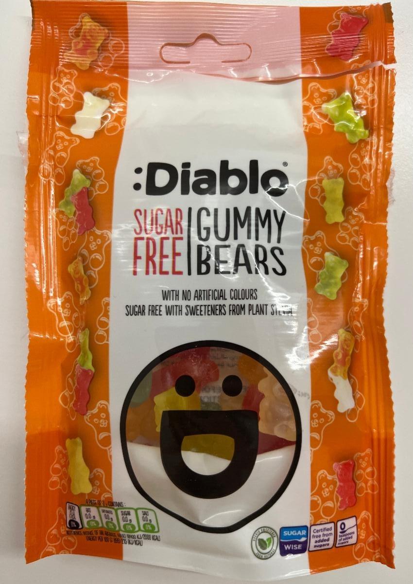 Fotografie - Diablo Gummy bears Sugar free