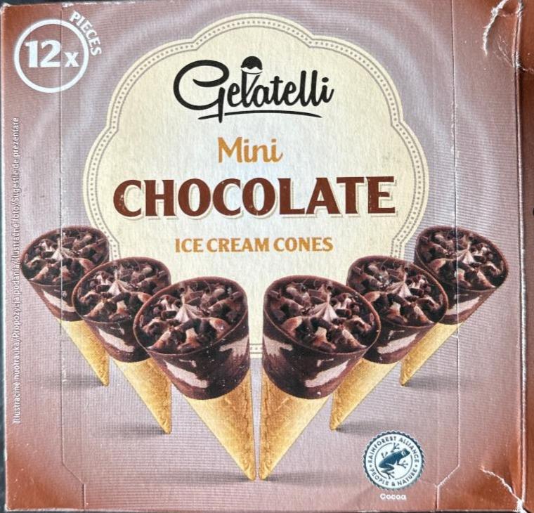 Fotografie - Mini Chocolate Ice Cream Cones Gelatelli