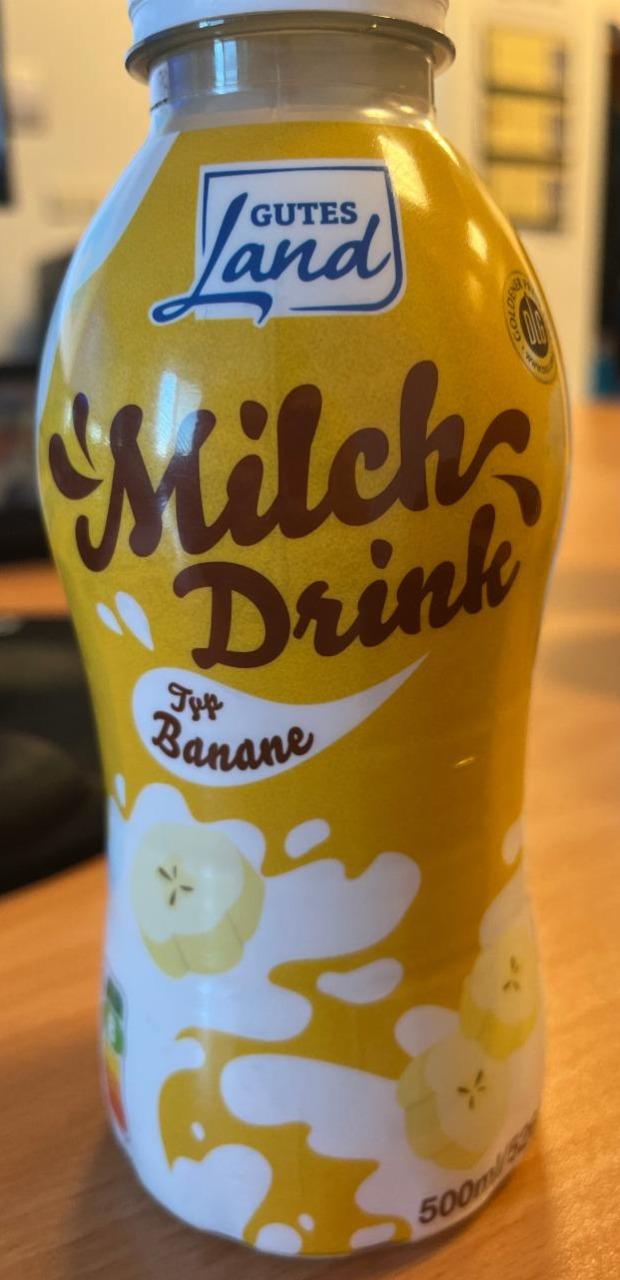 Fotografie - Milch Drink Banane Gutes Land